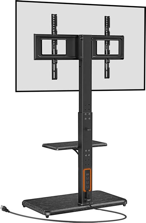 Amazon.com: FITUEYES Floor TV Stand Iron Base with Swivel Mount for 50 ...