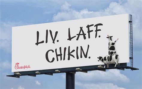 Chick Fil A Cow Billboards