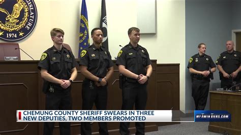 Chemung County Sheriff swears in three new deputies – WETM ...