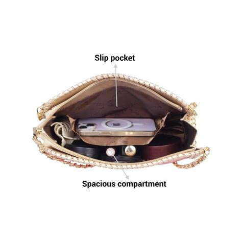 Buy Cheemo Women Gold Shoulder Bag Online | SKU: 77-157-15-10 – Mochi Shoes