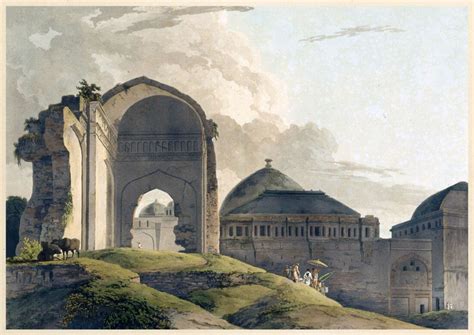 Ruins of the Palace at Madura [The Palace of Tirumulla Nayak] - Thomas ...