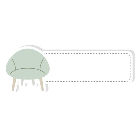 aesthetic label name tags sticker winter hygge cute element collection set 16326094 PNG