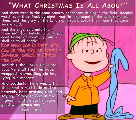 Charlie Brown Christmas Linus Quotes Bible