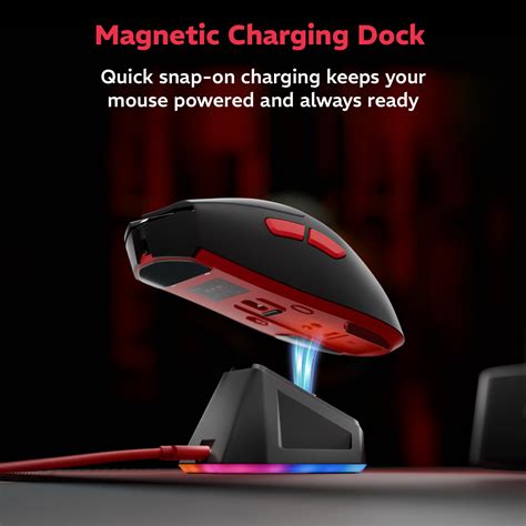 daWg Slay 50 Wireless & Bluetooth Gaming Mouse - PAW 3311 Sensor