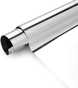 Buy Window Privacy Sheet - Glass Covering Silver Mirror Reflective One ...