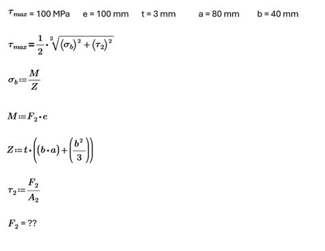 Mathcad Solving Equation for Variable with 2 Numbers 的图像结果