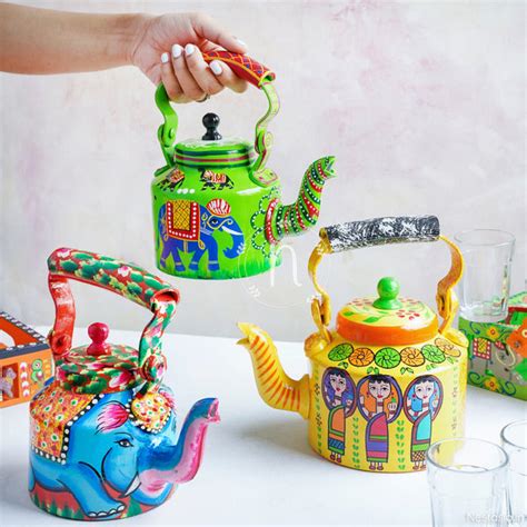 Colourful Kettle Online - Premium Decor Object | Nestasia