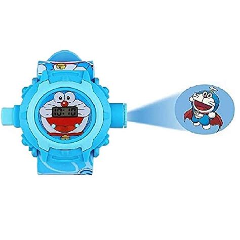 HAUNT Blue Doremon Digital Projector Wrist Watch | Character Images ...