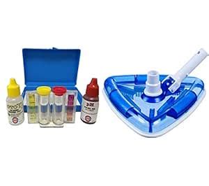 WATERTECH SYSTEMS 11" Triangle Weighted Swimming Pool Test Kit with ...
