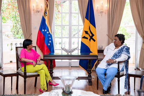 Venezuela’s Vice President Meets With Prime Minister of Barbados – Orinoco Tribune – News and ...
