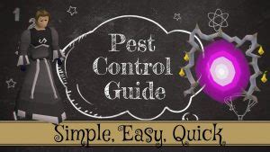 Image result for Pest Control Pure Guide OSRS