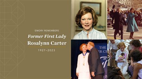 Emory Remembers Former First Lady Rosalynn Carter