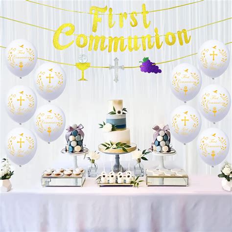 Snapklik.com : First Communion Decorations For Boys And Girls