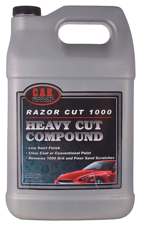 C.A.R. Razor Cut1000 Heavy Cut Compound (3.785 Liters) : Amazon.in: Car ...