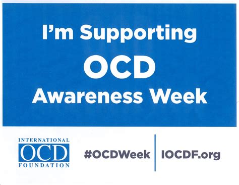 OCD Awareness Week 2012 - International OCD Foundation (IOCDF)