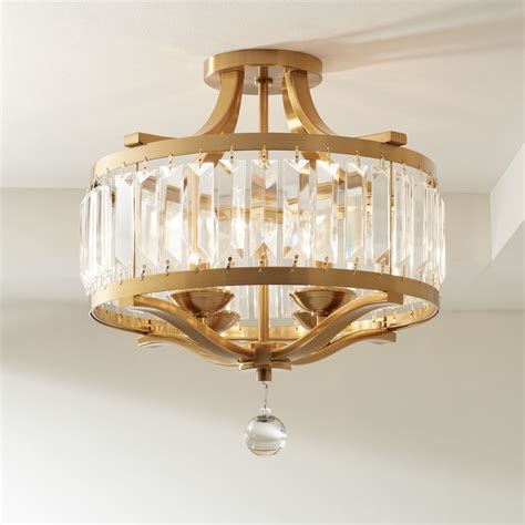 Vienna Full Spectrum Modern Ceiling Light Semi Flush Mount Fixture Warm ...
