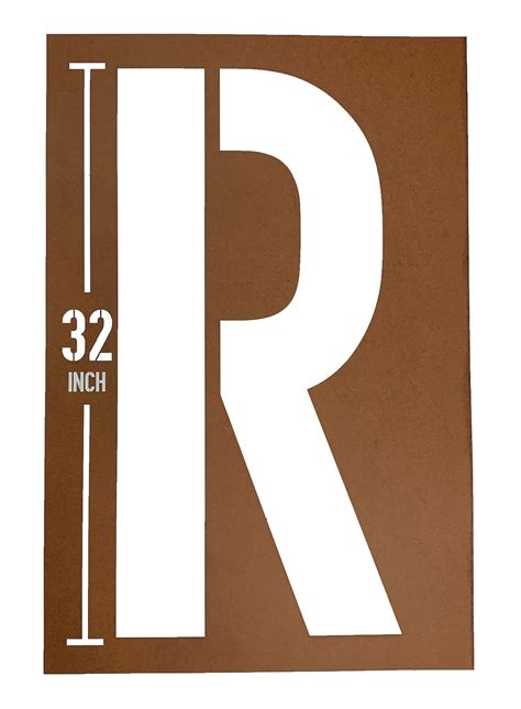 Large Letter Stencil | 32 Inch, 18 Inch, 12 Inch Stencils | Select Your ...