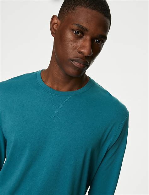 Buy Set of 2 Pure Cotton Full Sleeve T-Shirt with Checked Drawstring ...