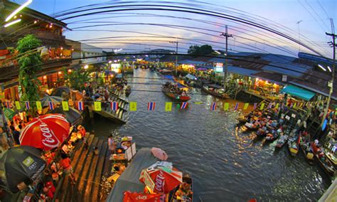 泰国旅游推荐——安葩洼水上市场 - 51泰国置业网