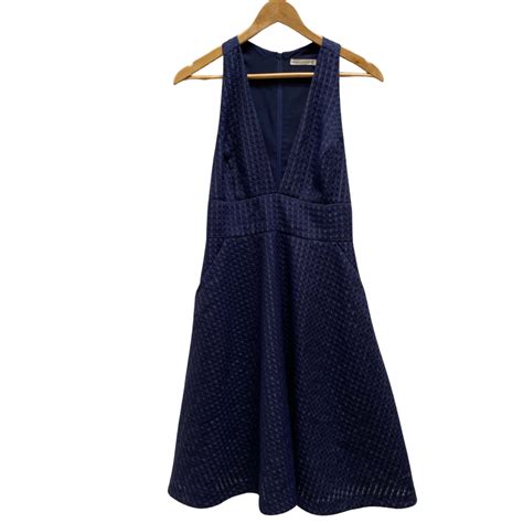 Pink Stitch Womens Navy Blue Dress(s)