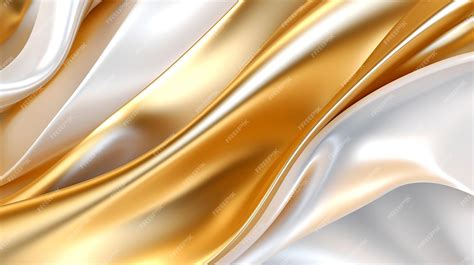 Premium AI Image | A background with gold and white colors.