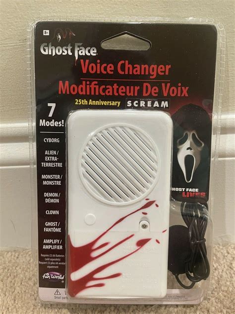 Scream Ghostface 25th Anniversary Voice Changer | #3893993983