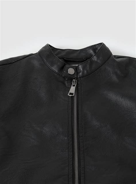 Buy Boys Solid Biker Jacket Online at just Rs. 1699.0 - 1000014271275 ...