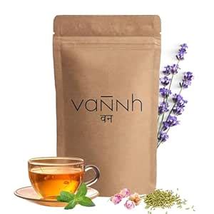Vannh Lavender Burst Tisane (40g) | Lavender, Rosebuds, Fennel & Mint ...