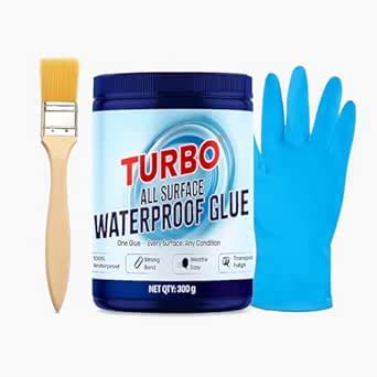 TURBO Waterproofing Glue – Strong Leakproof Sealant for Roofs, Walls ...