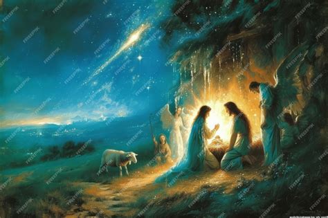 Premium Photo | The Birth of Jesus Christ in Bethlehem