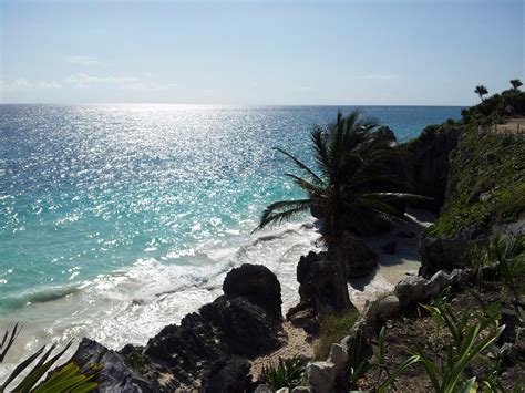 Download wallpaper beach, tropics, beauty, Тulum, Mega, section nature ...