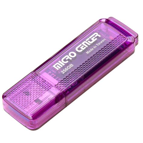 Micro Center SuperSpeed 256GB USB 3.0 Flash Drive Gum Size Memory Stick ...