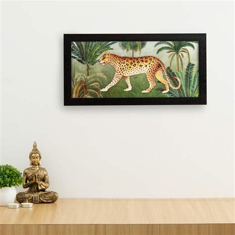 Home Centre Artistry Haifa Tiger Frame - 40 x 80 cm : Amazon.in: Home ...
