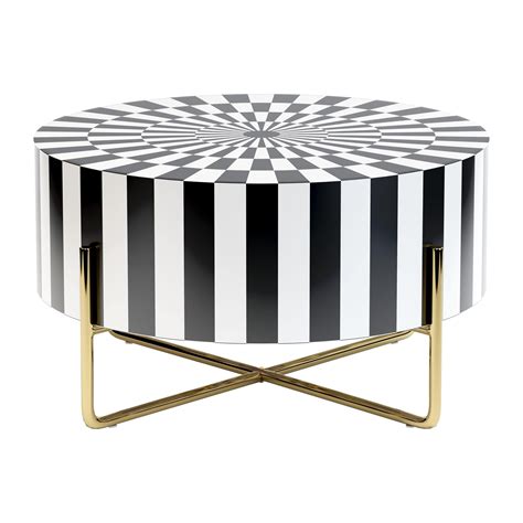 Thistle Coffee Table Black & White | Coffee table, Gold coffee table ...