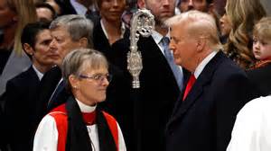 Bishop who spoke at Trump prayer service still has job | Fact check