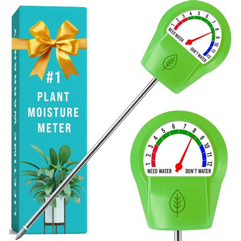 GROWIT Plant Moisture Meter Houseplants - Accurate Plant Water Meter ...