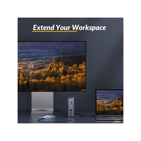 Buy USB C Docking Station Dual Monitor, 15 in 1 iDsonix USB C 3.0 ...