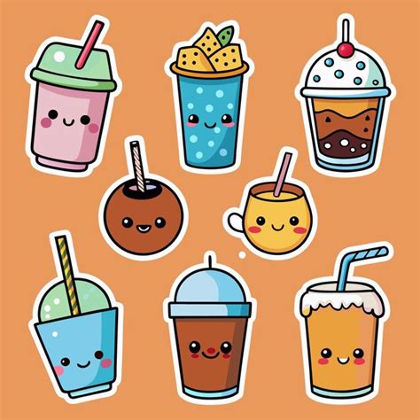 Various cute stickers | Premium AI-generated vector