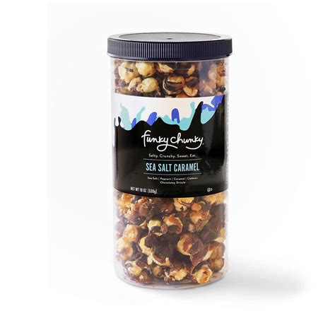 Funky Chunky Gourmet Popcorn Gift Set - Sea Salt Caramel & Peanut ...