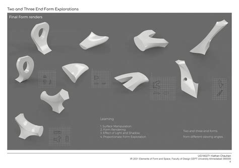 Elements of Form and Space | CEPT - Portfolio