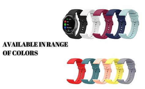 PUNVIT Soft Sillicon Replacement Bands for Noisefit Halo | With Quick ...