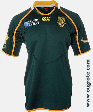 2011 Springbok Rugby World Cup jersey revealed – Ou Grote Rugby