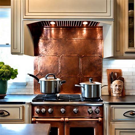 20 Unique Backsplash Copper Accent Ideas for Your Aesthetic Kitchen Space