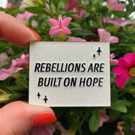 Rebellions are built on hope – Artofit