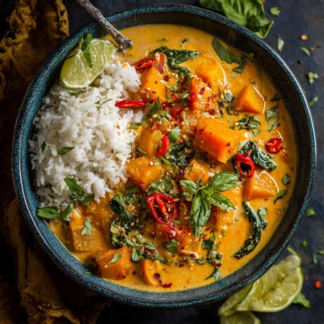 Thai Pumpkin Curry with Coconut Milk - The Comfort Spoon