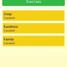 Lista della Spesa è un'app semplice e pratica con reparti e liste multiple