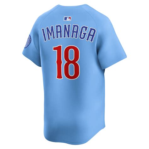 Chicago Cubs Shōta Imanaga Blues Alternate Limited Baby Blue Jersey by ...