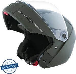 STUDDS NINJA ELITE SUPER FULL FACE - MILITARY GREEN -L Motorbike Helmet ...