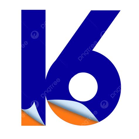 Gambar 16 Logo Premium, 16logo, Logobiru, Jumlah PNG Transparan Clipart ...