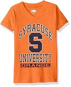 Buy NCAA Syracuse Orange Children Girls V-Neck Short Sleeve Tee,14 ...